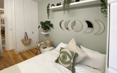 Interior Photograph of Lisbon Apartment, Bedroom 2