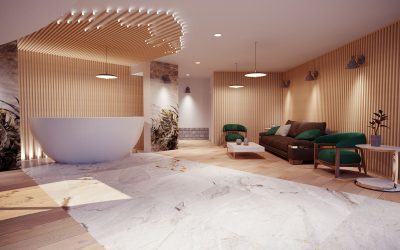 Interior Render of Odyssey Active Living, Reception