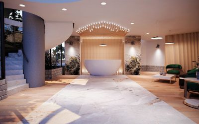 Interior Render of Odyssey Active Living, Reception 2