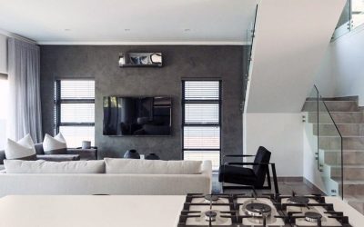 Interior Photograph of Edenburg Terrace, Living Room