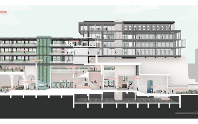 Drawing of Blueprint Anchorage 2050, Section